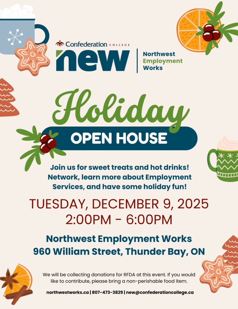 Holiday Open House Tuesday December 9 from 2-6PM at NEW